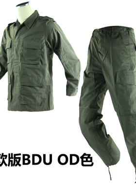 犀兕合甲 中东单BDU尺码作战套服RG色外套裤套装老学校游骑兵绿色
