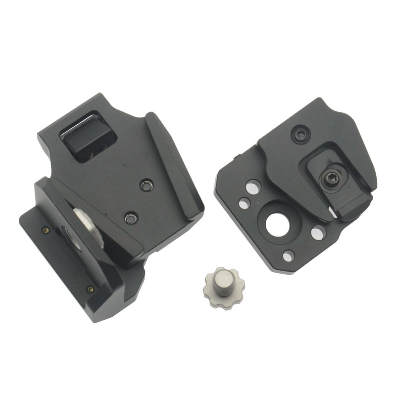 突击先锋PVS14夜视仪头盔导轨RQE PVS14快拆版模块标准导轨筒CNC