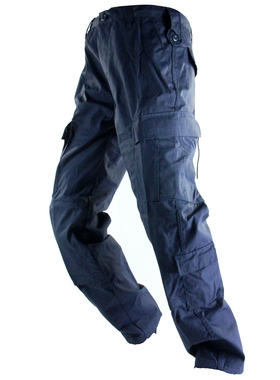 犀兕合甲 欧版深蓝色战术长裤四季男网格防撕裂面料ACU版配装护膝