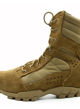 BATES沙漠靴棕色高帮战术靴 E08670 Coyote brown符合AR670-1标准