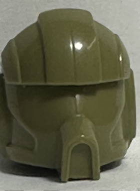 军绿色第三方头盔白色星战克隆兵白兵指挥官兵人仔帽配件飞行员