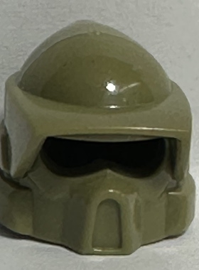 军绿色第三方头盔白色星战克隆兵白兵指挥官兵人仔帽配件赏金猎人