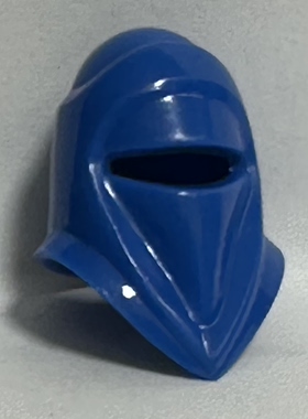 蓝色第三方头盔白色星战克隆兵白兵指挥官兵人仔帽配件共和国卫兵