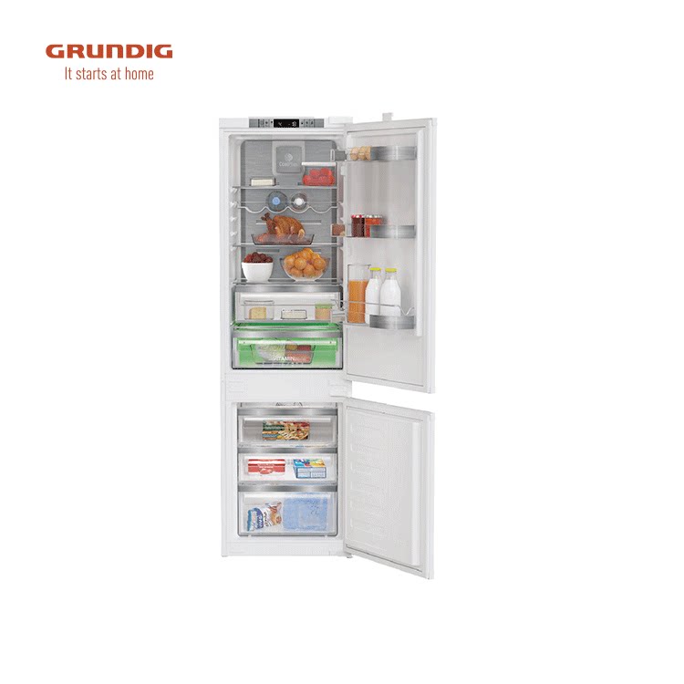 德国grundig根德嵌入式冰箱gkni 25721上下门冰箱 欧洲原装进口