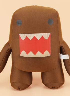 多摩君公仔domokun 柔软顺滑/泡沫粒子填充\无毛绒布偶