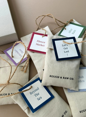 ROUGH&RAW CO.荒朴香包 汽车载衣柜香袋香囊香薰挂饰挂件苹果丰收