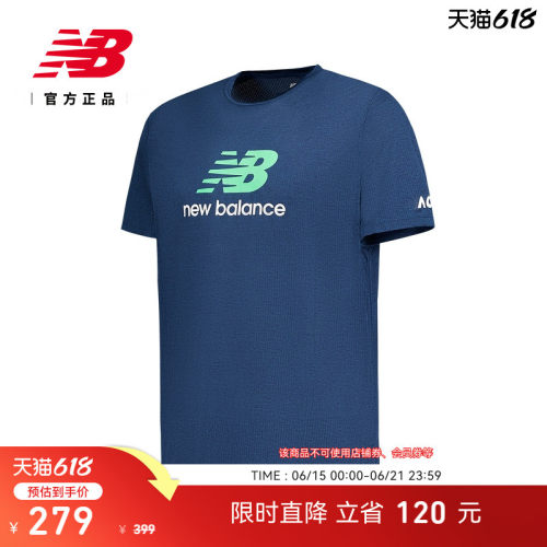 NewBalance男潮流运动短袖
