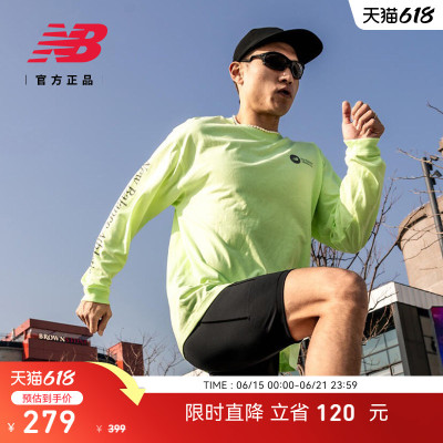NewBalance男款休运动长袖T恤
