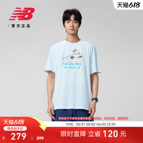 NewBalanceNB男舒适运动短袖