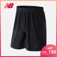 New Balance NB官方男款梭织短裤AMS53053运动短裤速干面料