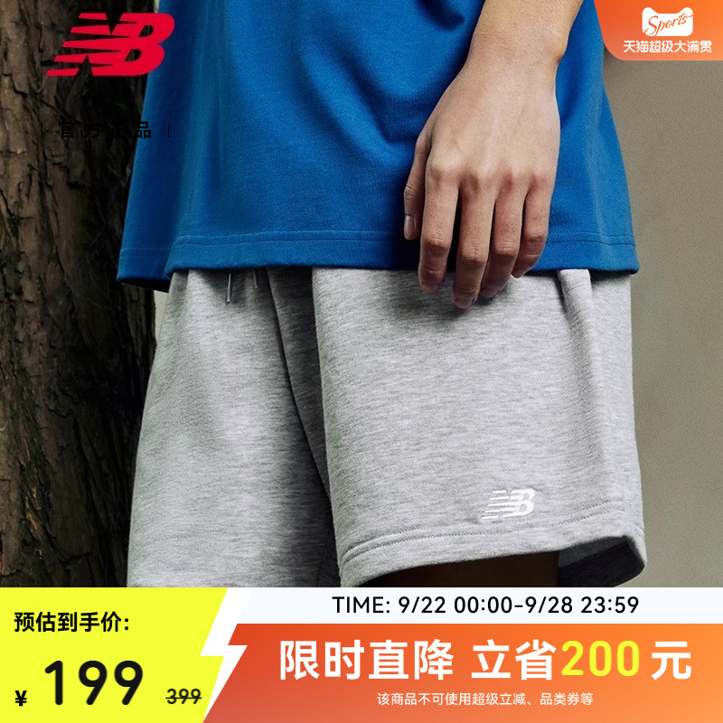 NEWBALANCE男士针织短裤