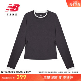 Balance 百搭休闲圆领长袖 NB官方正品 女款 T恤WT61G19Z 26新款 New