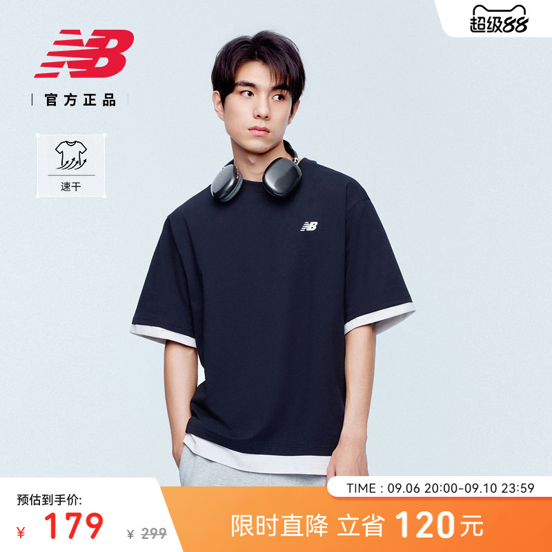 NewBalance男速干短袖T恤图片