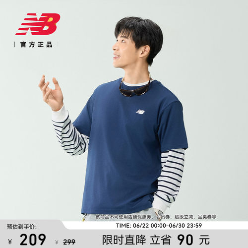 NewBalance男女款圆领短袖