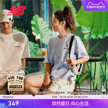 【向心生活】New Balance NB官方夏季新品女滑板小狗短袖AWT42321