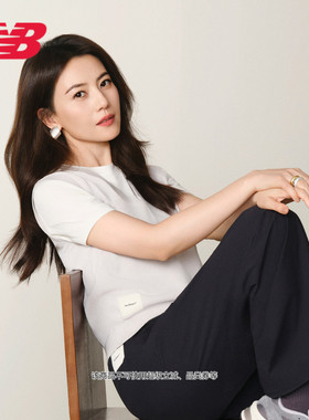 高圆圆同款|New Balance NBGrey官方26新款女毛衣短袖T恤WT6229OI