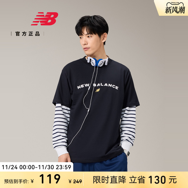 NEWBALANCE男款短袖T恤