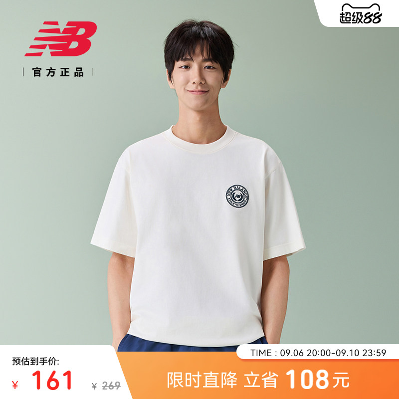 NewBalance新款男舒适短袖T恤图片