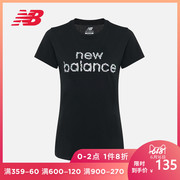 New Balance NB官方2019新款女短袖T恤AWT91561圆领T恤透气排汗