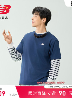 New Balance NB官方男女款休闲运动潮流百搭经典短袖T恤AMT52331