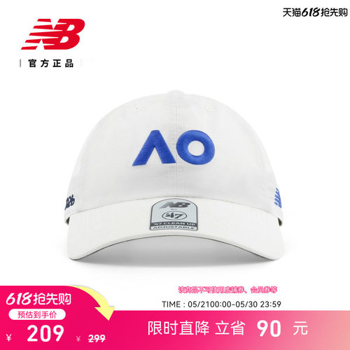 NewBalance舒适百搭运动鸭舌帽