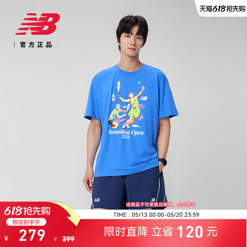 NewBalance男潮舒适运动短袖