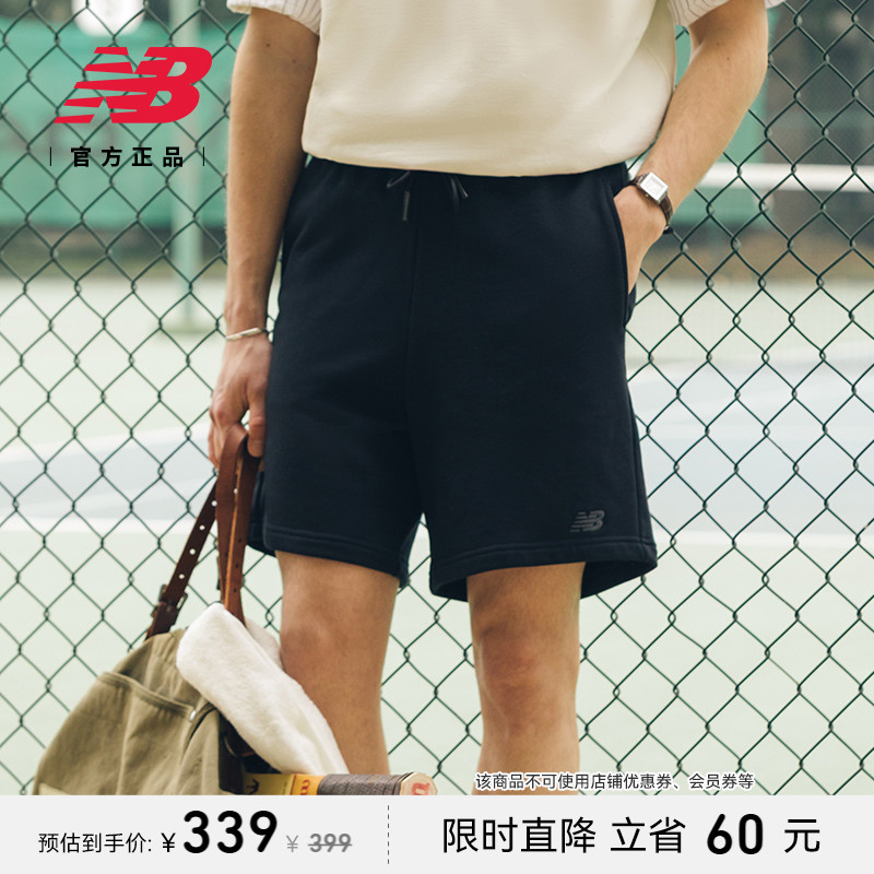 New Balance NB官方25新款夏季男士宽松健身休闲运动短裤AMS52315