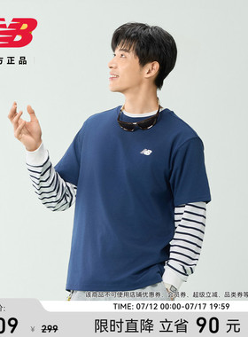 New Balance NB官方男女款休闲运动潮流百搭经典短袖T恤AMT52331