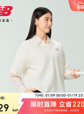 New Balance NB官方正品女潮流休闲百搭翻领POLO短袖T恤NFF29112