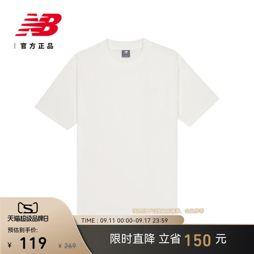 NEWBALANCE男士运动休闲短袖