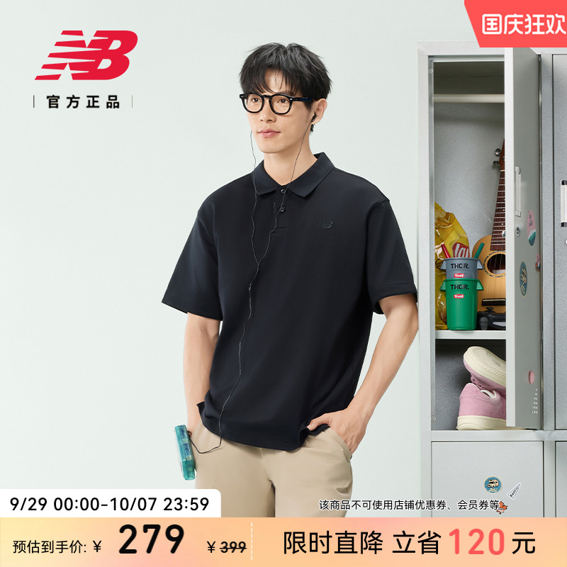 NEWBALANCE男款休闲短袖