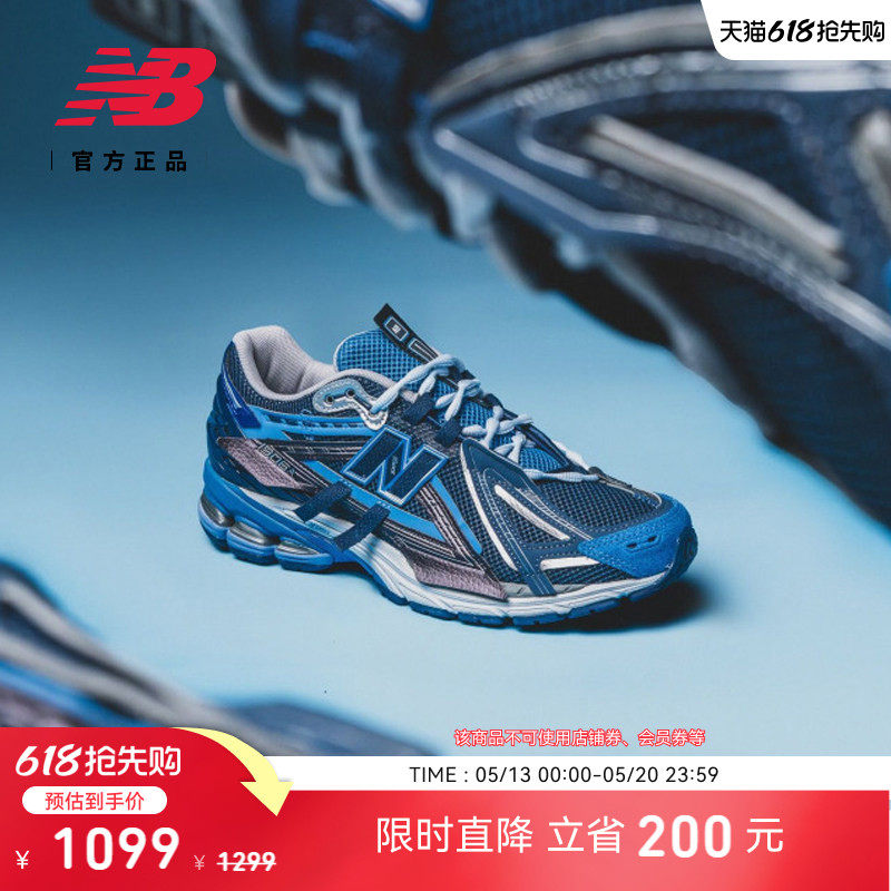 New Balance Grey官方男女情侣款网面透气轻便运动老