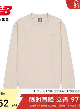 New Balance NB 官方新款男士潮流百搭简约舒适运动卫衣NCF41421