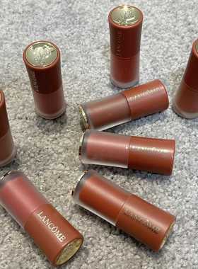 正品Lan蔻菁纯小蛮腰新款312/313/275裸唇釉中样3ml/哑光口红1.6g