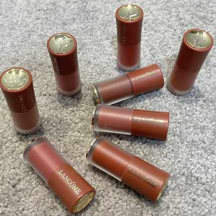 正品Lan蔻菁纯小蛮腰新款312/313/275裸唇釉中样3ml/哑光口红1.6g