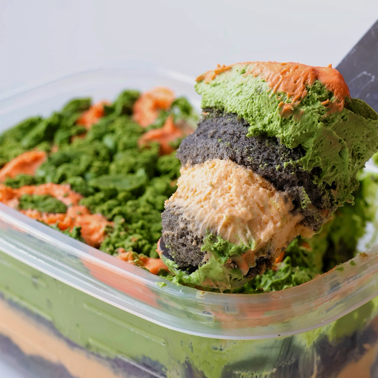 不饱的面包青山黛酪抹茶黄芝士火山灰黑芝麻肉松酱多多千层盒子