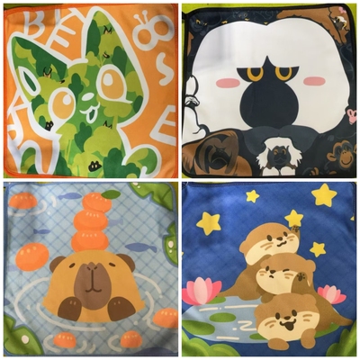 【新品】南京红山森林动物园动物星云杜杜，水獭小毛巾