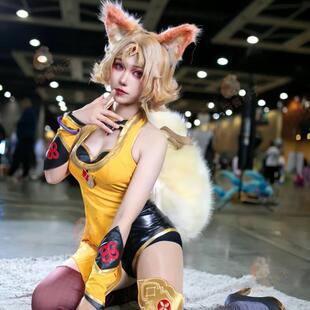 妲己原皮cos服王者荣耀游戏cosplay新中式服装裙子女装假发配饰鞋