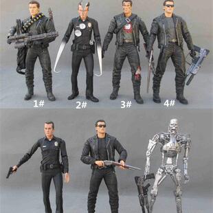 NECA 终结者 T800 阿诺 施瓦辛格 骨架 7寸 可动手办人偶模型摆件