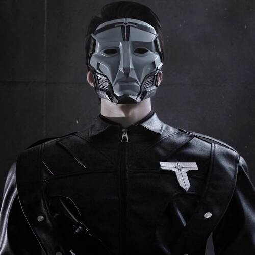 格赫罗斯cos服面具道具枪三角洲典狱长cosplay服装面具手套信物