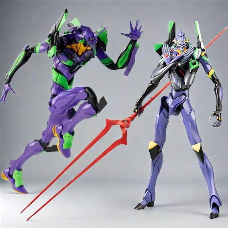 合金关节福音战士初号机13号紫螳螂02号可动手办模型摆件拼装玩具