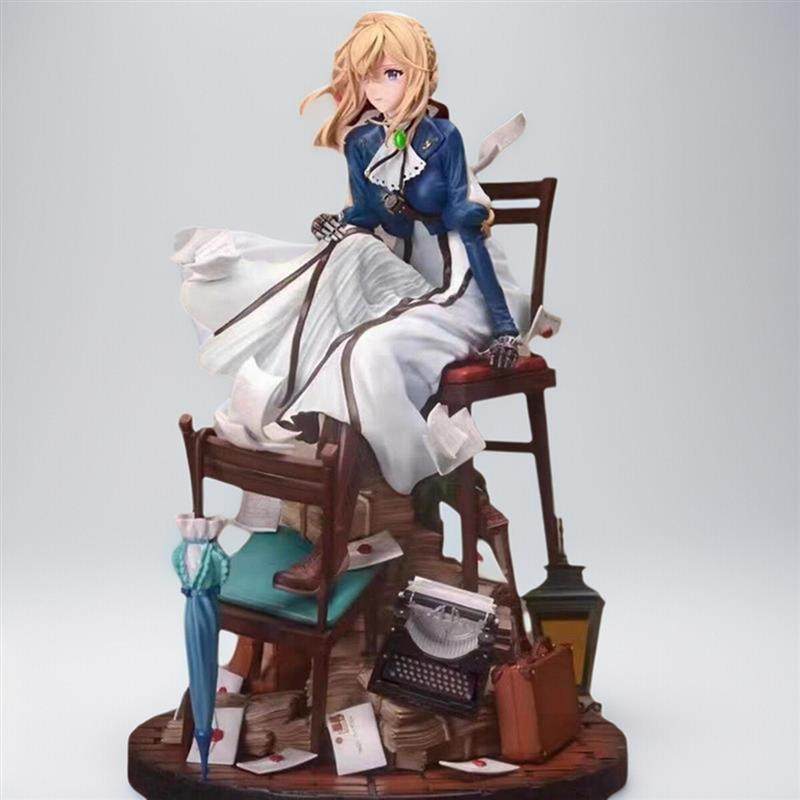 薇尔莉特雕像紫罗兰永恒花园GK手办女动漫二次元摆件模型生日礼物