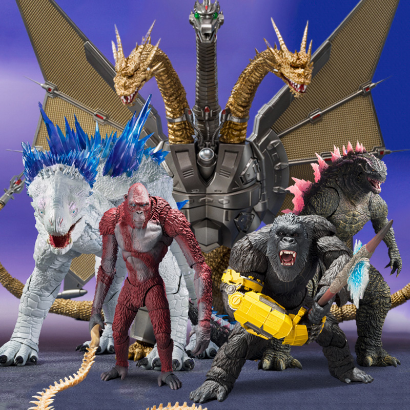 SHM哥斯拉大战金刚2手办