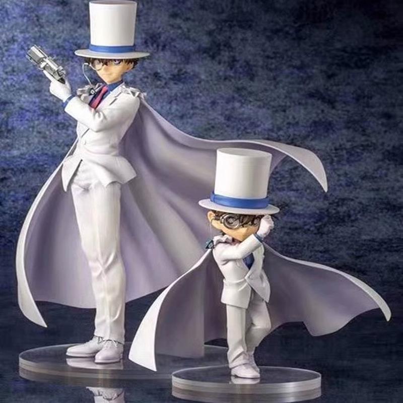 名侦探柯南怪盗基德手办周边黑羽快斗工藤新一可动模型生日礼物盒