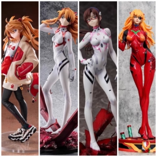 EVA明日香手办绫波丽美少女真希波动漫二次元潮流机箱静态版摆件