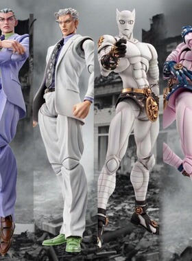 超像可动jojo的奇妙冒险手办玩具玩偶公仔模型摆件空条承太郎周边