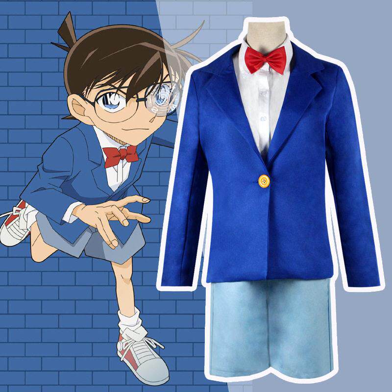 名侦探柯南cos工藤新一服漫展年会万圣节cosplay服装男校服柯南