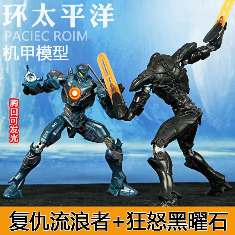 环太平洋2机甲模型复仇流浪者英雄手办军刀雅典娜黑曜石可动玩具