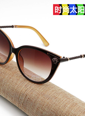 墨镜圆脸大框太阳眼镜明星同款