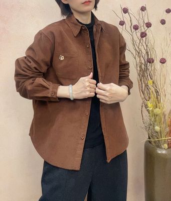 加绒灯芯绒衬衫女2025秋冬休闲百搭厚款衬衣外套叠穿内搭小个子短